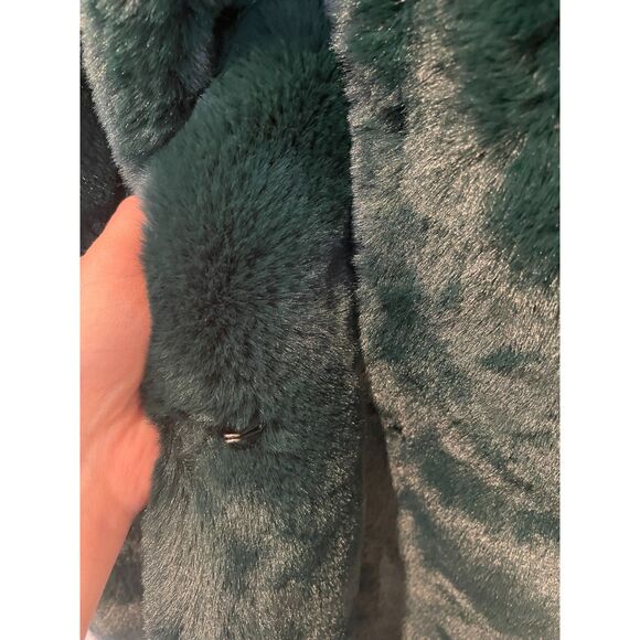 NWT Apparis Marie Faux Fur Coat – Emerald Green – Size Small - Picture 3 of 4